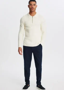 Half zip trui