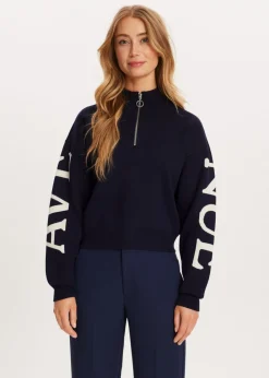 Halfzip trui