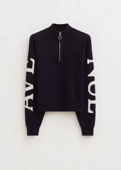 Halfzip trui