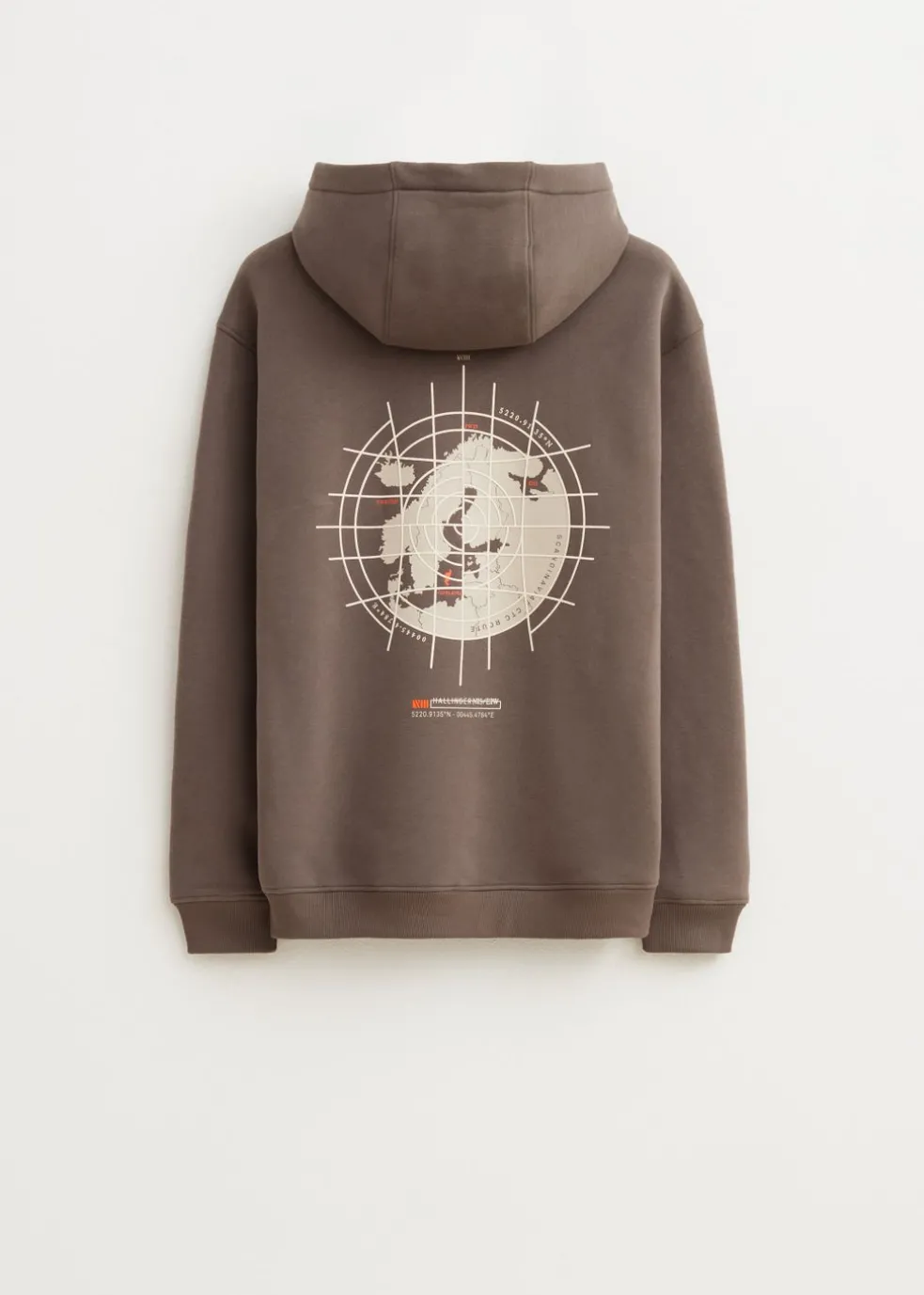 Hoodie kaart Scandinavië