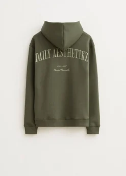 Hoodie met borduurdetails