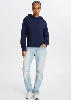 Hoodie met kanten detail