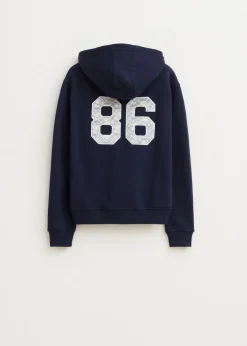 Hoodie met kanten detail