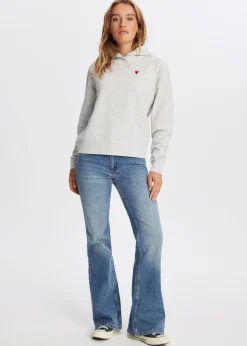 Hoodie met koffieprint