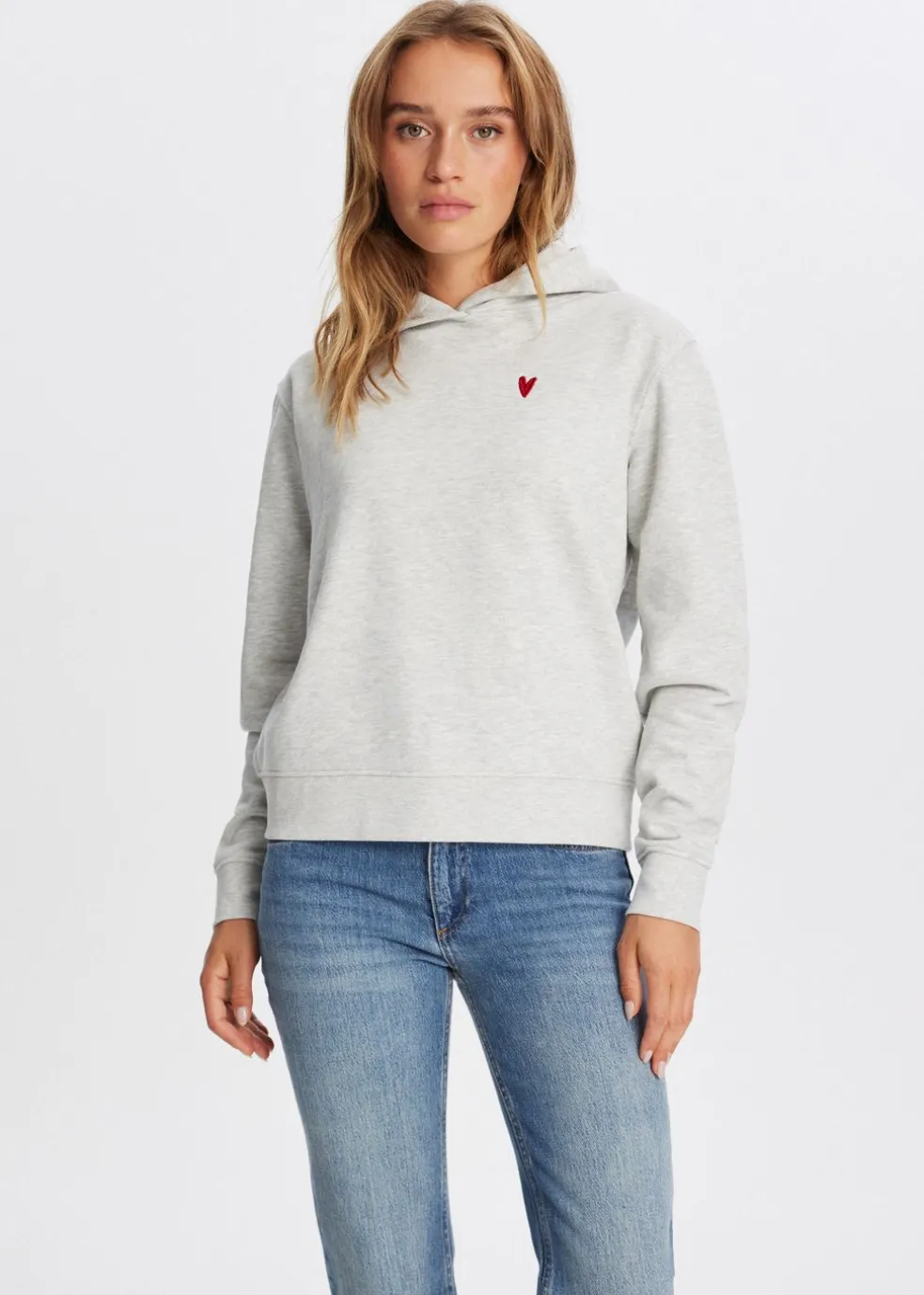 Hoodie met koffieprint