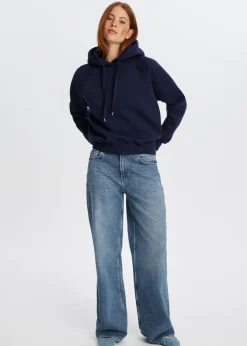 Hoodie met Melting borduursel