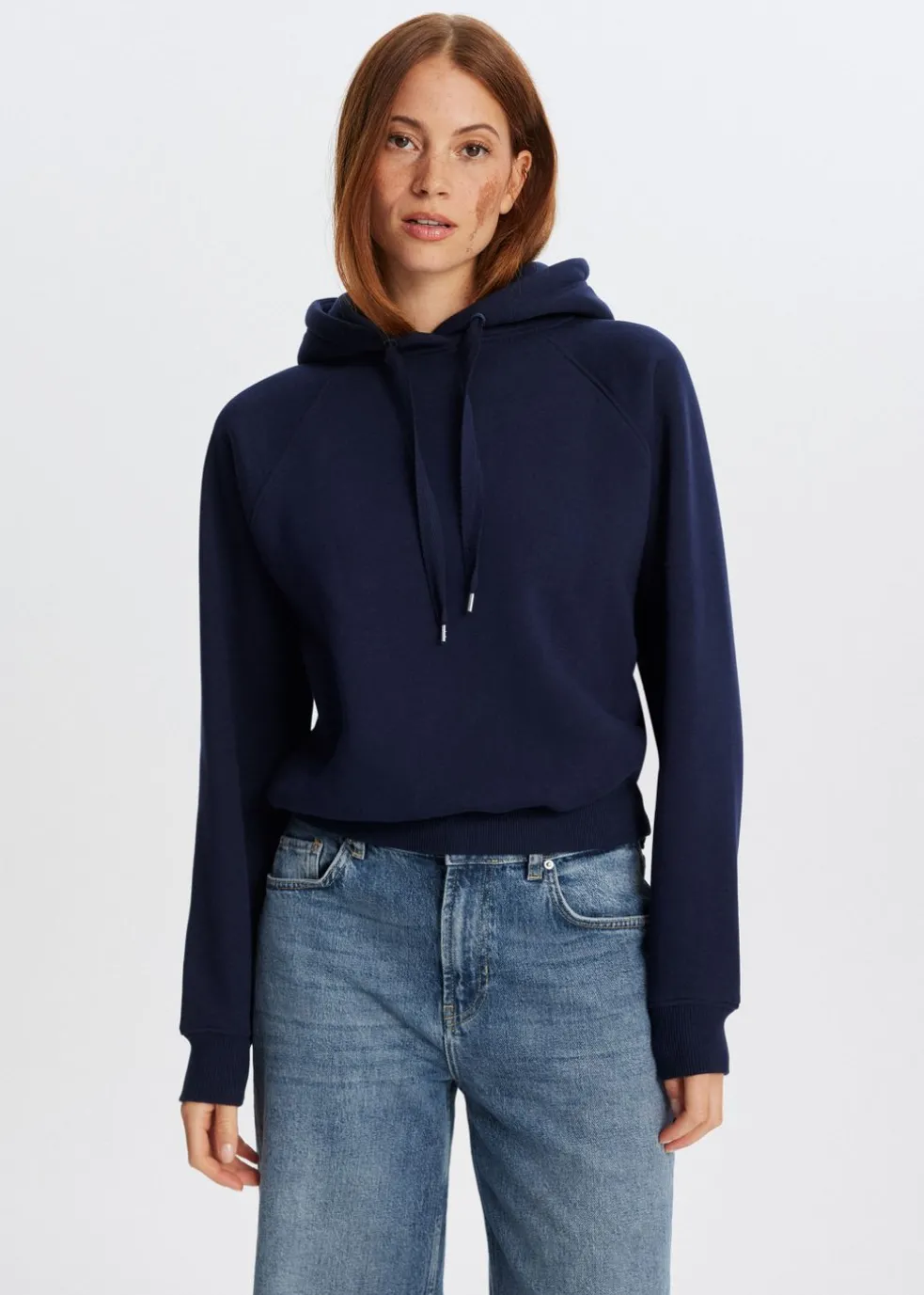Hoodie met Melting borduursel