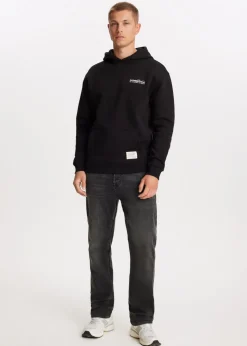 Hoodie met print bloemen