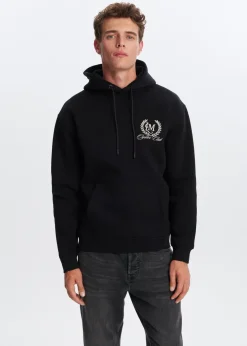 Hoodie met print oester