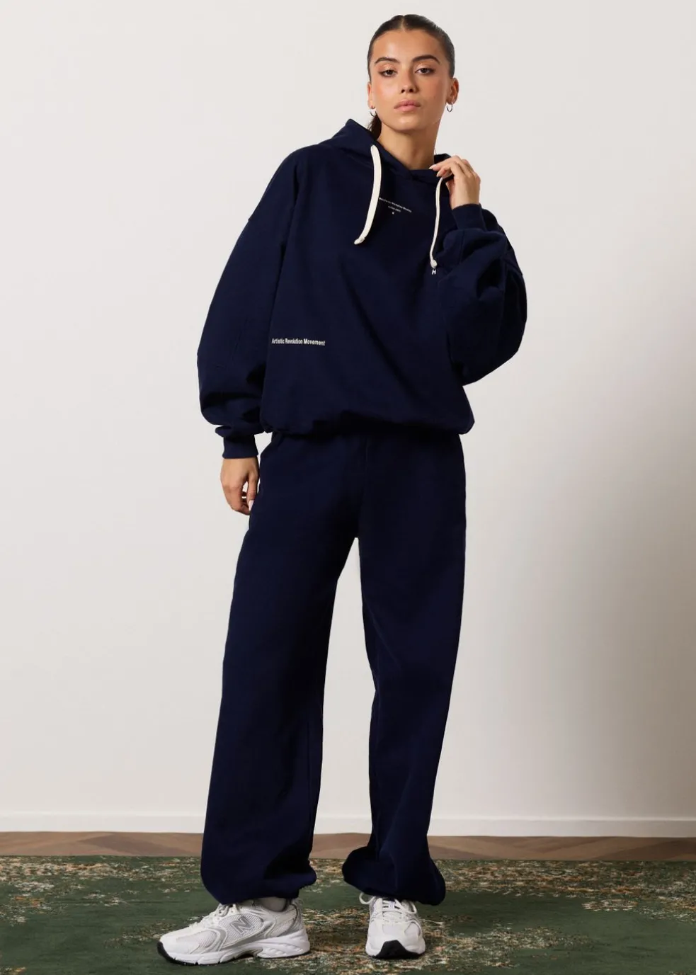 Hoodie met tekstprint