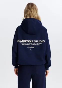 Hoodie met tekstprint