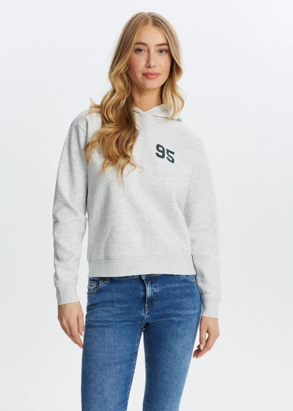 Hoodie met varsity print