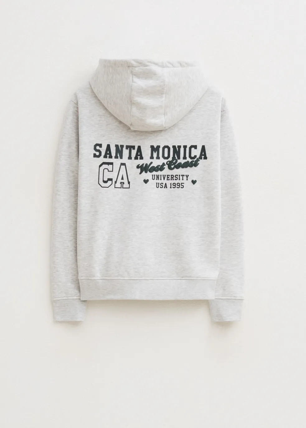 Hoodie met varsity print