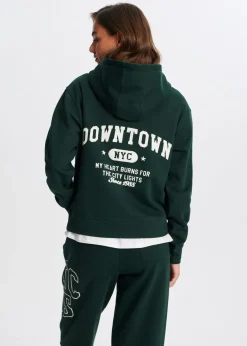 Hoodie met varsity print