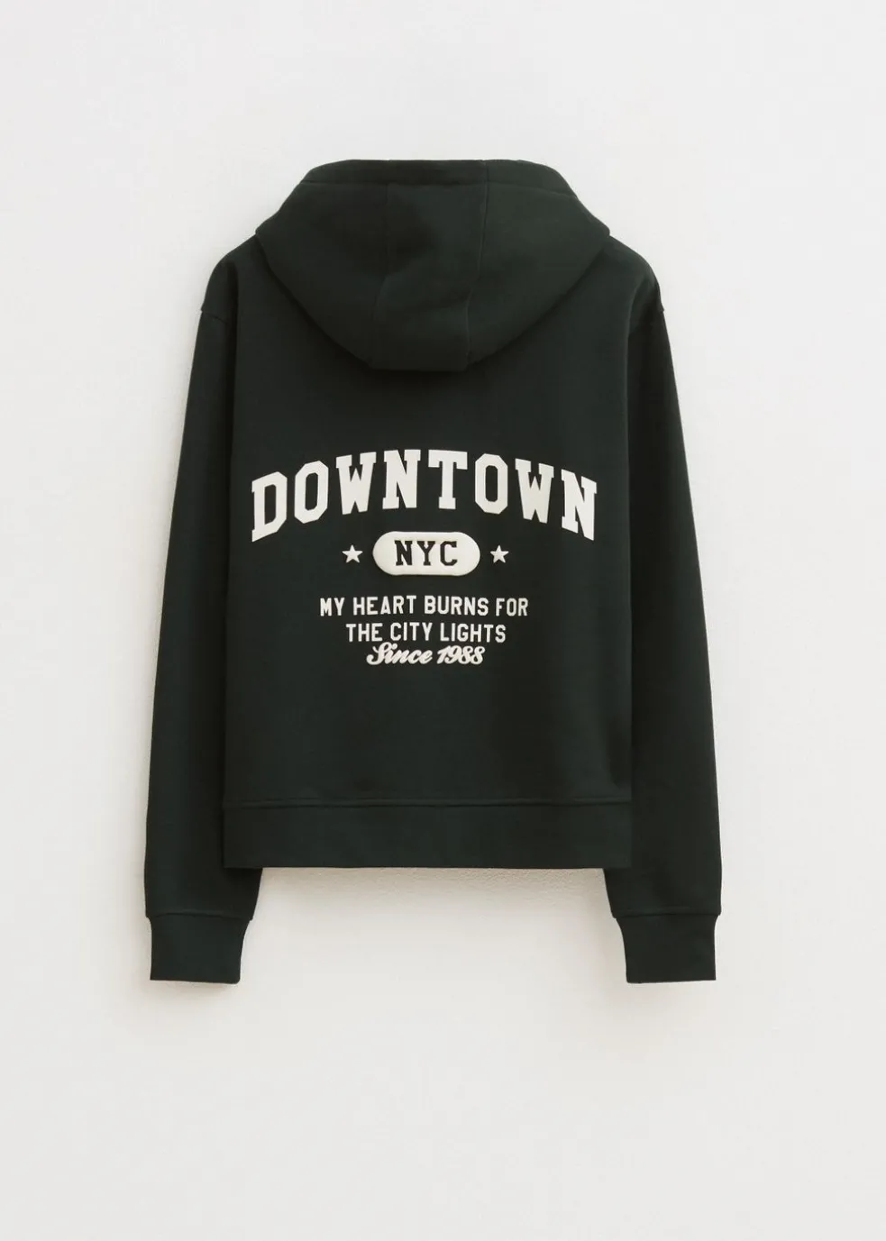 Hoodie met varsity print