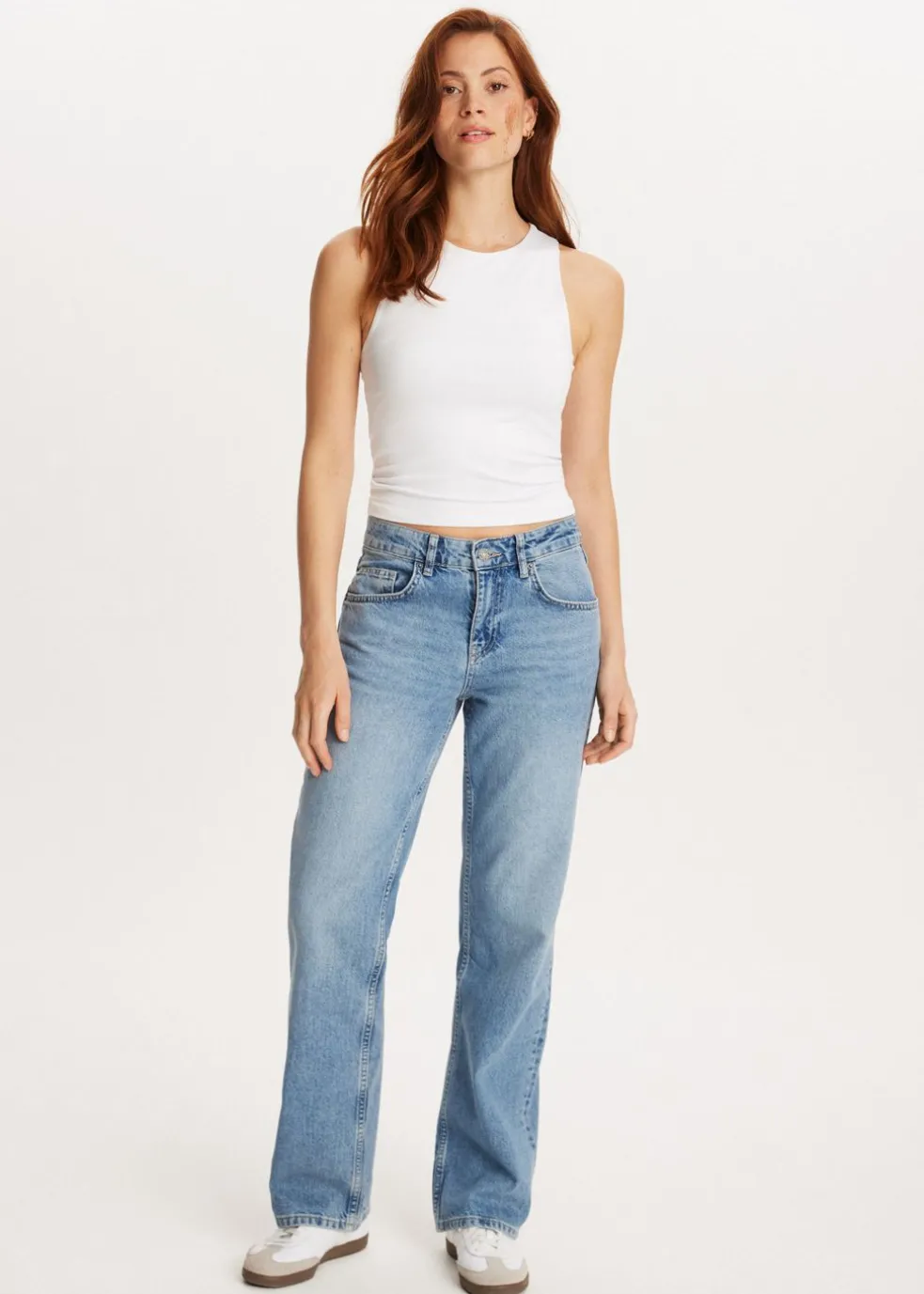 Jeans met sterren achterzakken