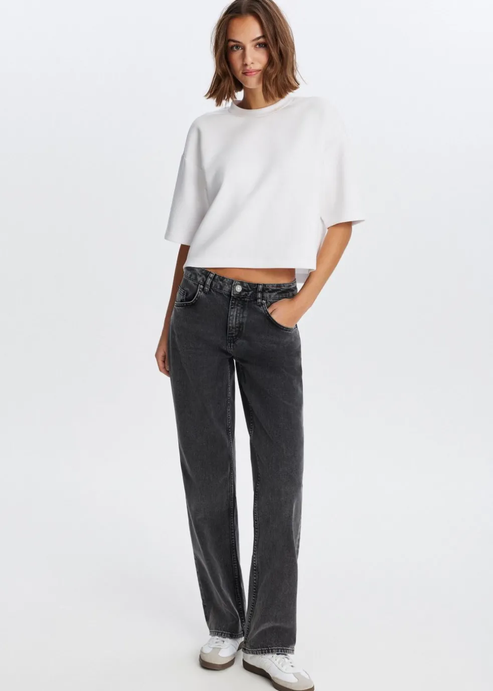 Jeans met sterren achterzakken