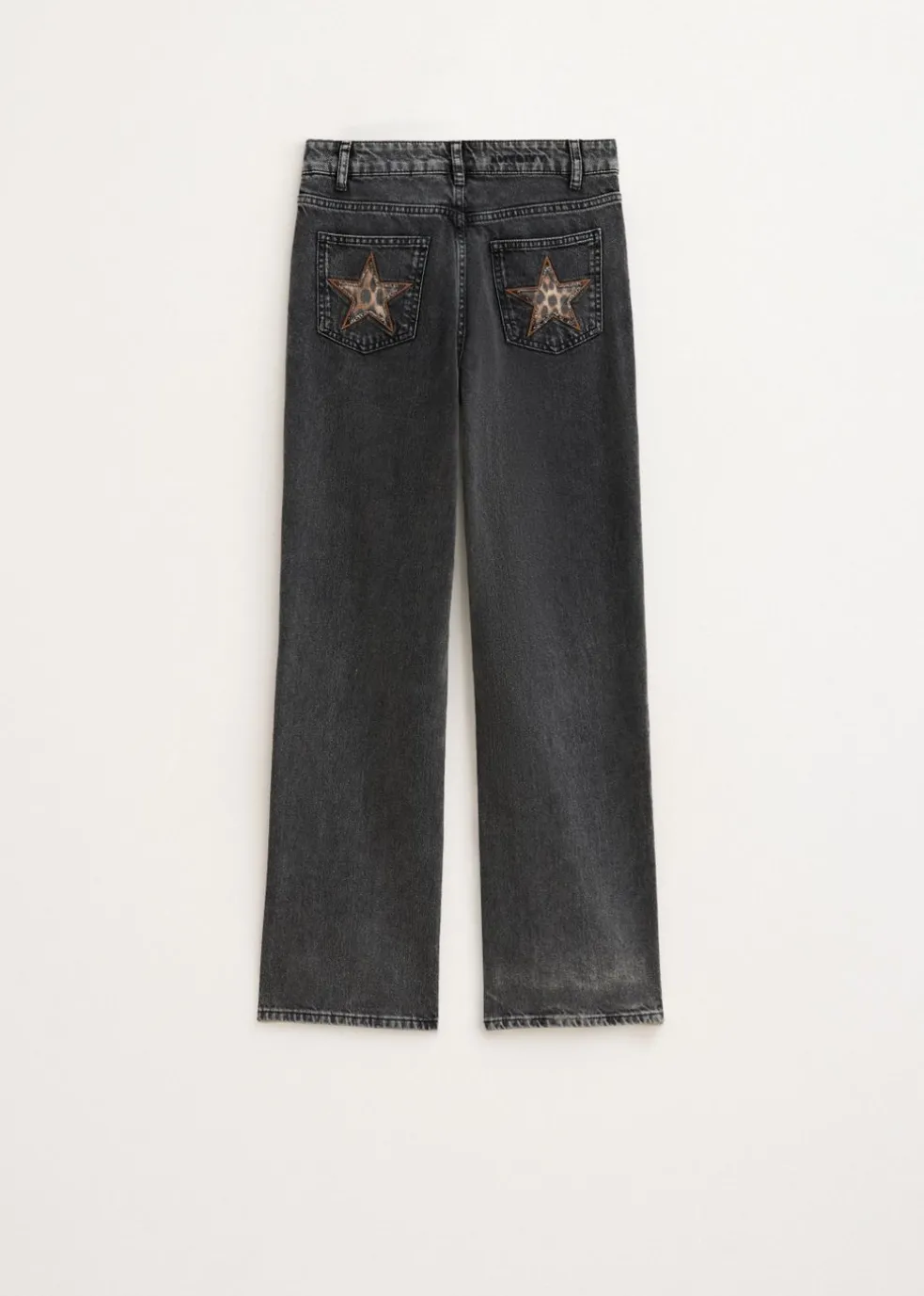 Jeans met sterren achterzakken