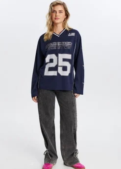 Jersey t-shirt met print