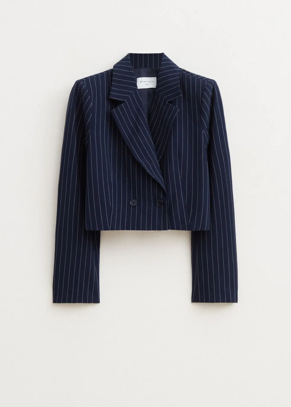 Korte blazer met strepen