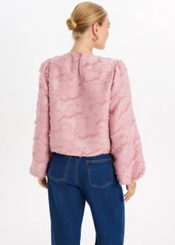 Lange mouwen top met balloon fit