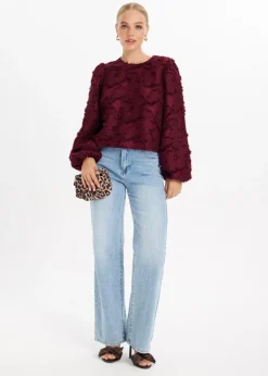 Lange mouwen top met balloon fit