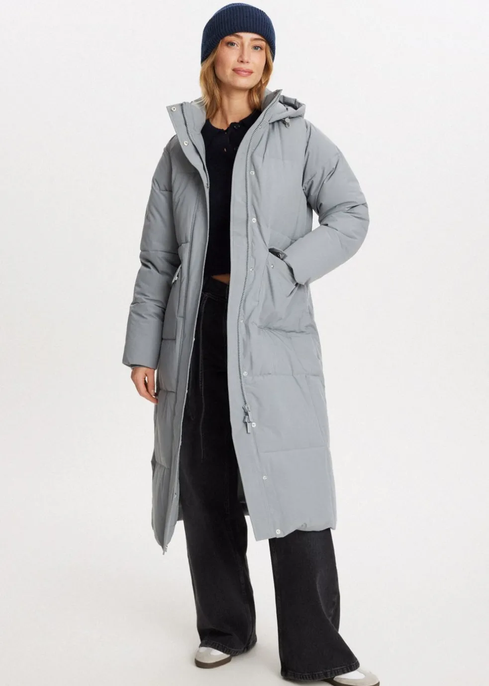 Lange puffer jacket
