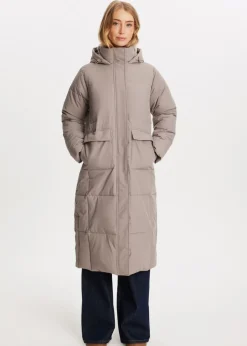 Lange puffer jacket