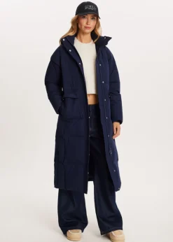 Lange puffer jacket