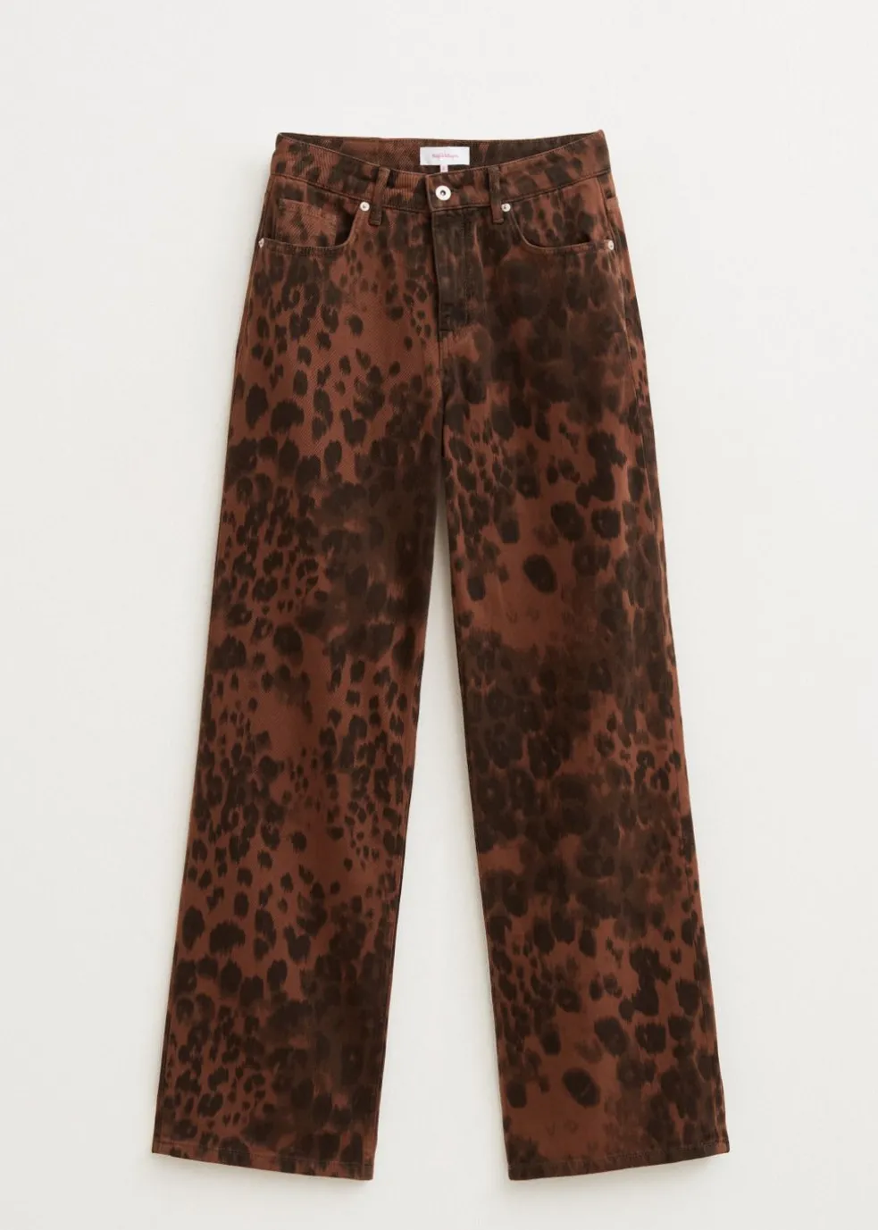 Leopard jeans
