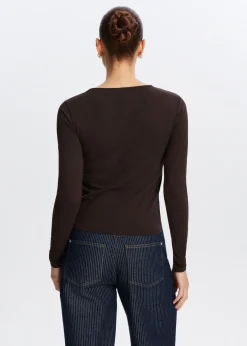 Longsleeve met gespdetail