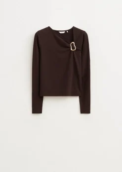 Longsleeve met gespdetail
