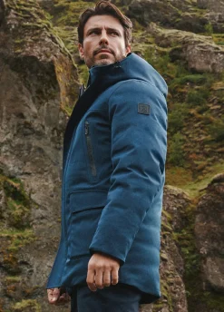 Melange parka