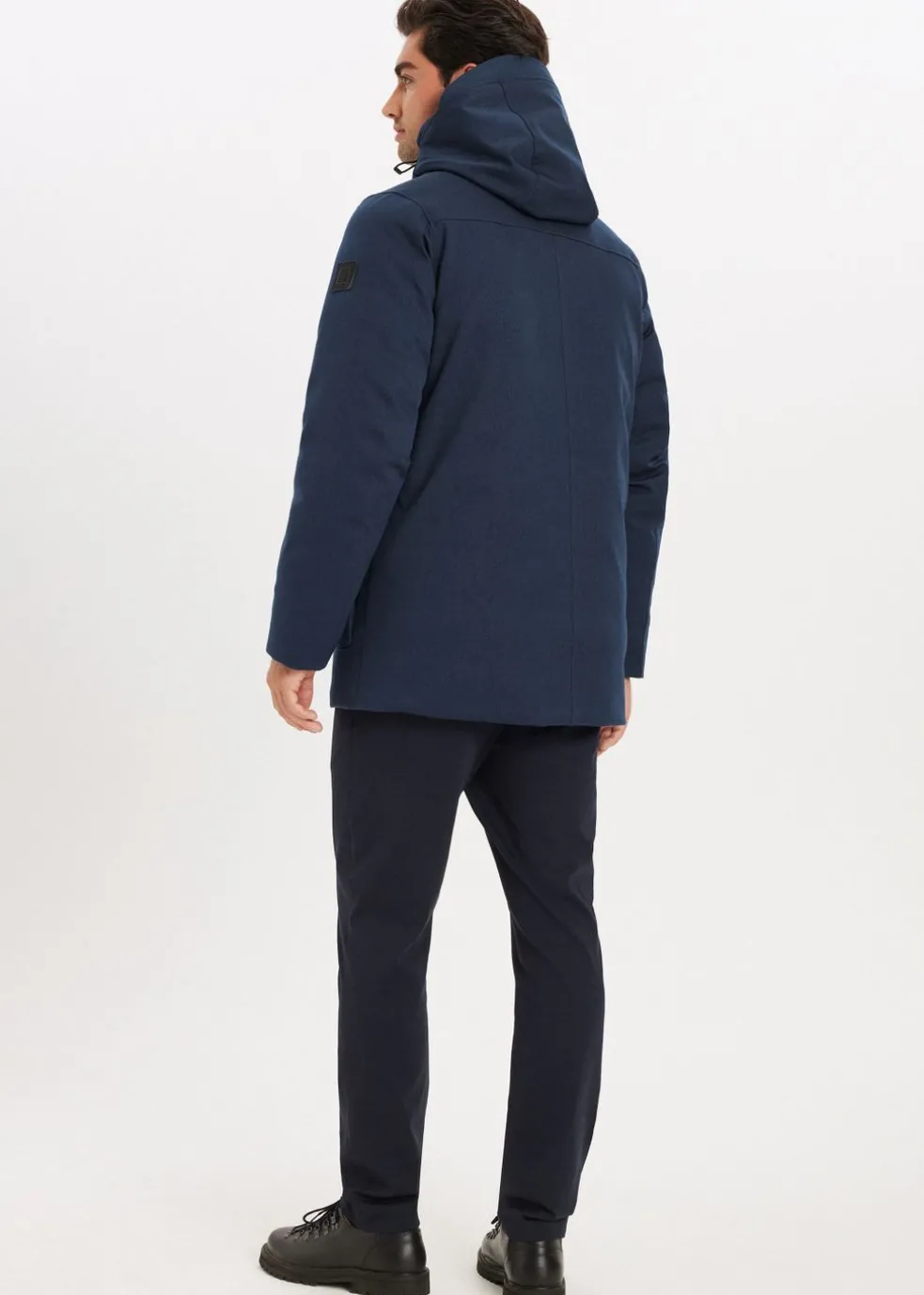Melange parka