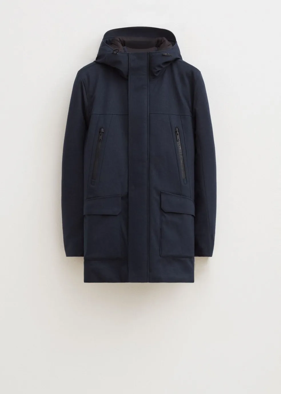 Melange parka