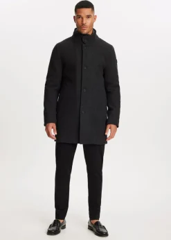 Overcoat met logo