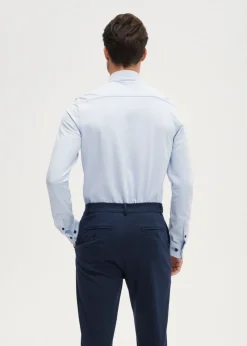 Overhemd piqué stretch