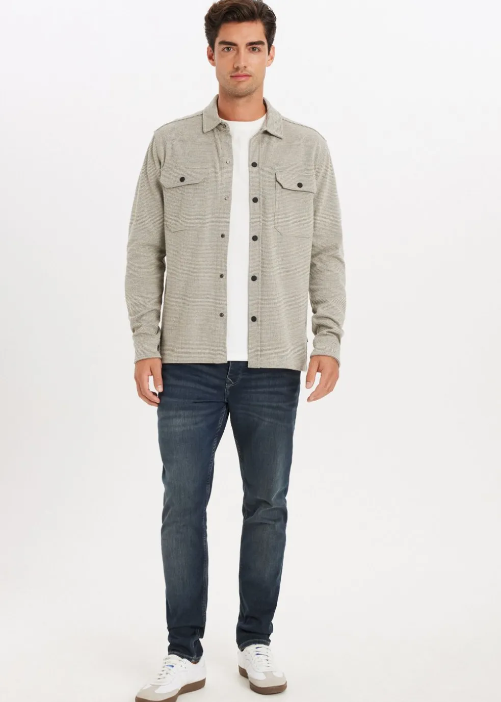 Overshirt gestreept