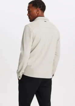 Overshirt herringbone