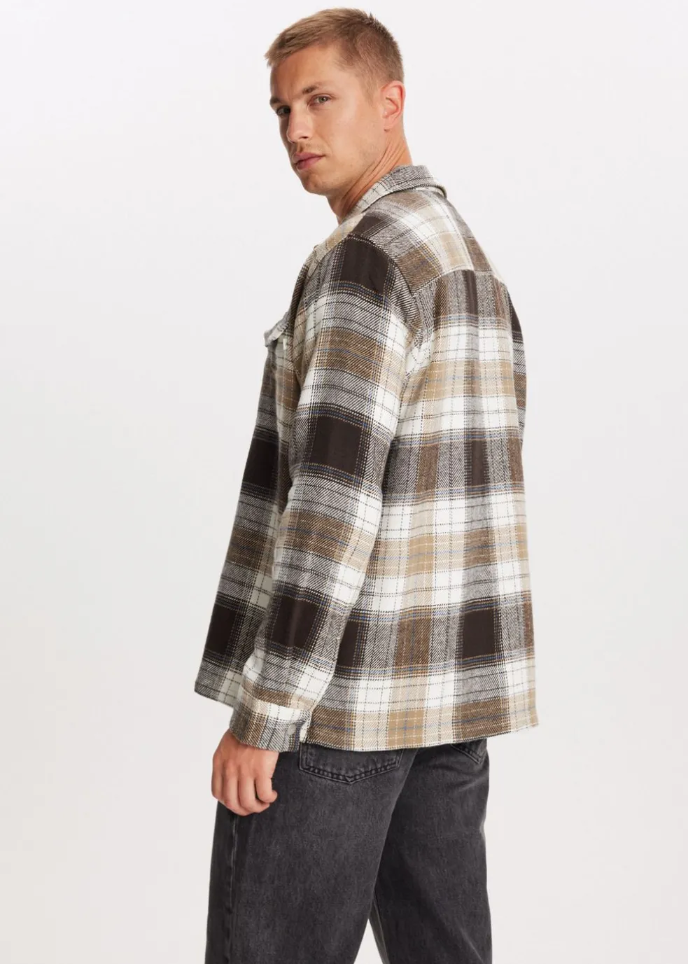 Overshirt met drukknopen