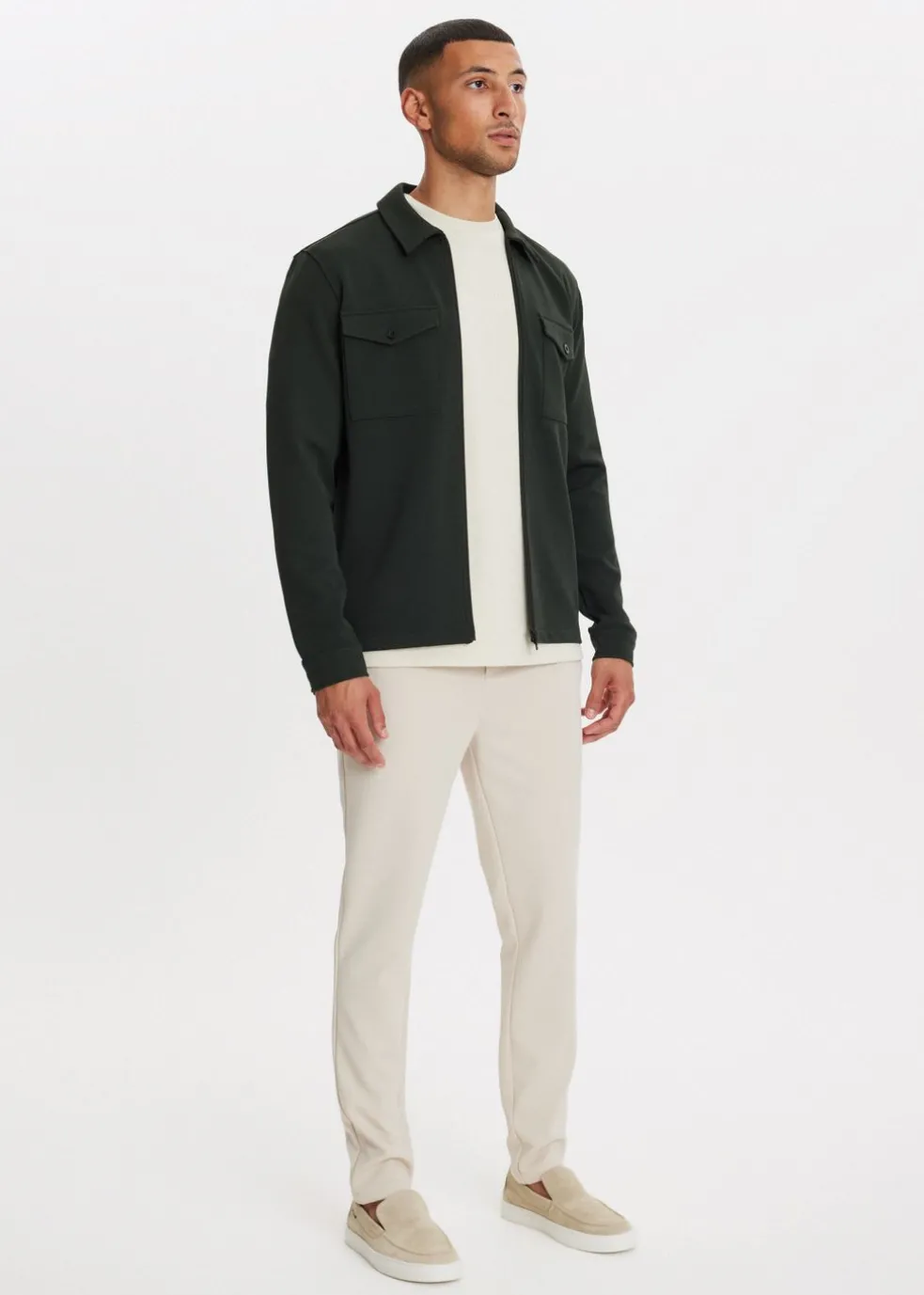 Overshirt met ritssluiting
