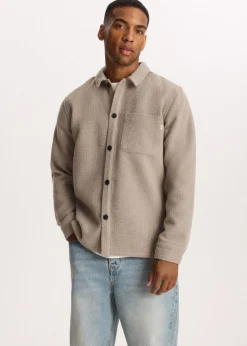 Overshirt met structuur