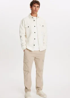 Overshirt met wafelstructuur