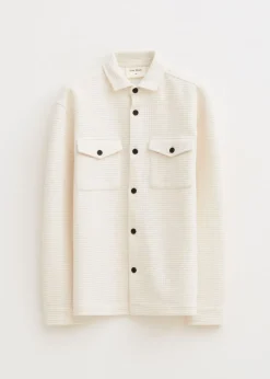 Overshirt met wafelstructuur