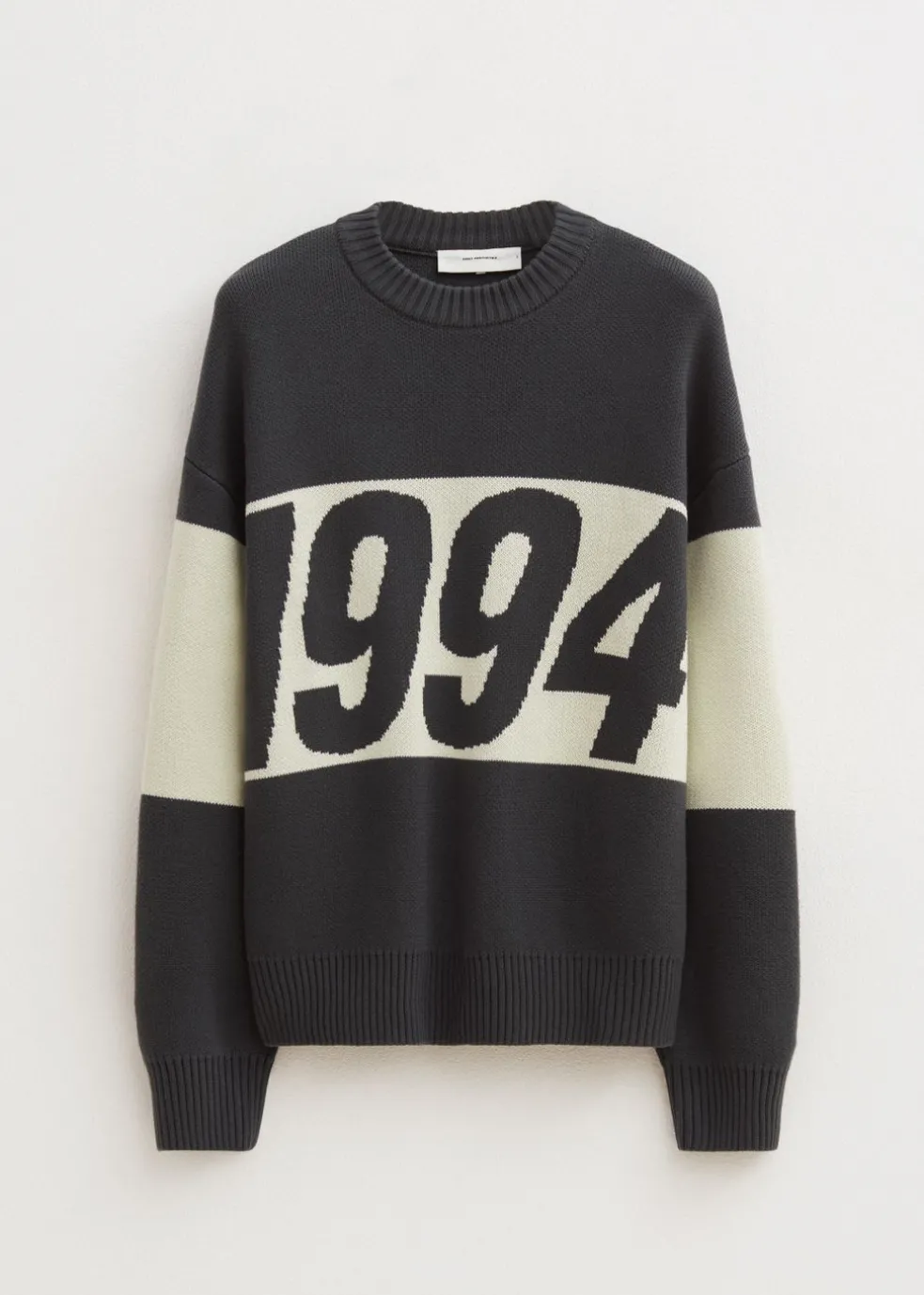 Oversized colorblok trui
