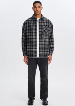 Oversized geruit overshirt