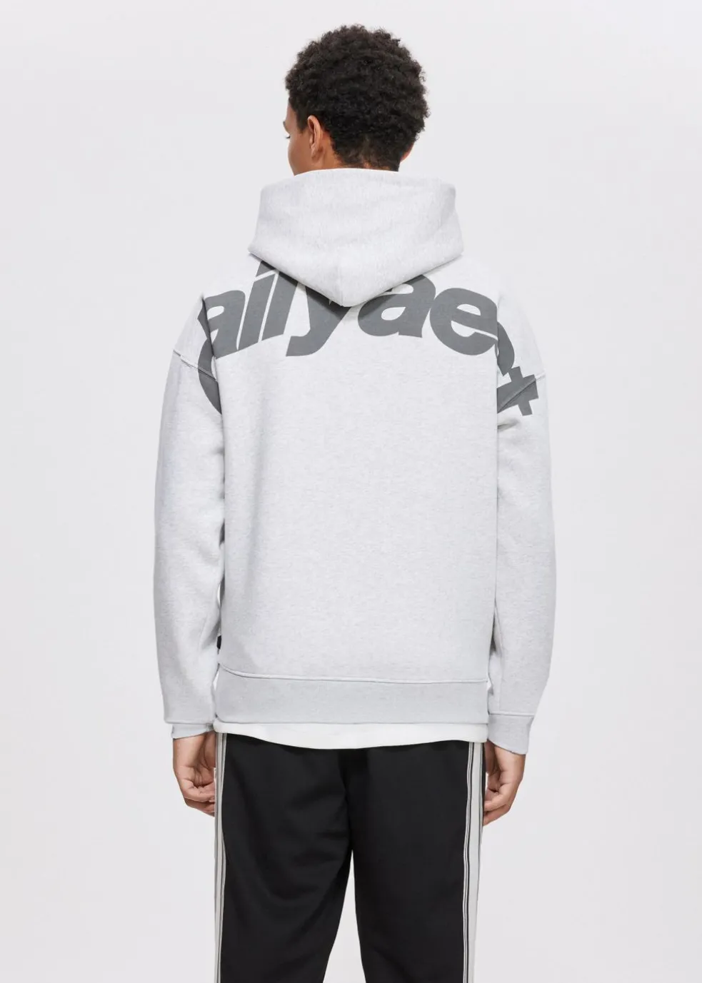 Oversized hoodie met backprint