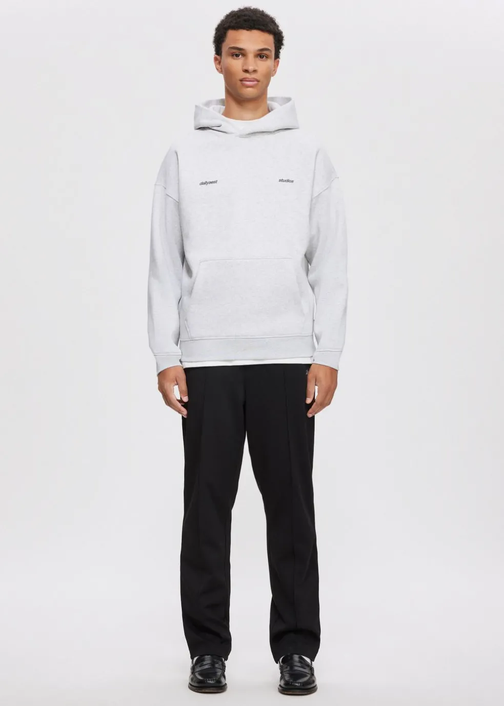Oversized hoodie met backprint