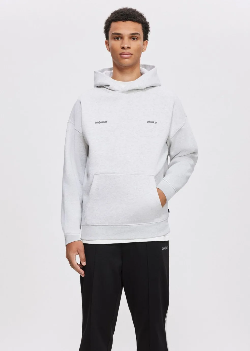 Oversized hoodie met backprint