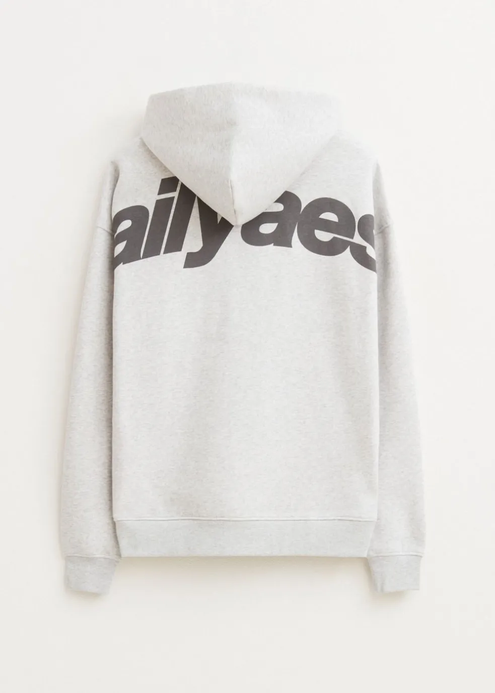 Oversized hoodie met backprint